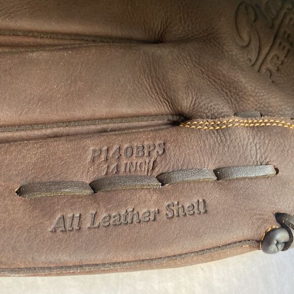 RAWLINGS Players Preffered 14” P140BPS Zero Shock All Leather Shell Glove - Picture 2 of 8